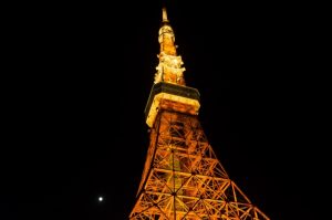 東京タワー　七夕　イルミネーション